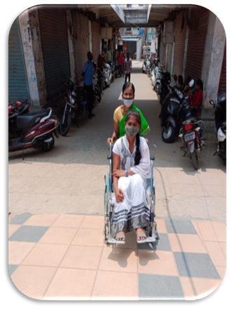 Wheel chair and slope ramp