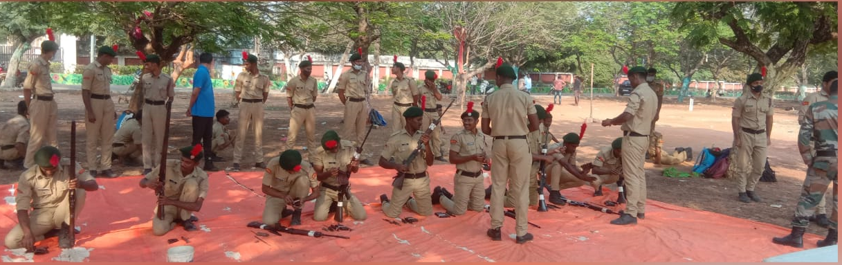 NCC Cadets at Camp