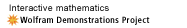 Interactive mathematics--The Wolfram Demonstrations Project